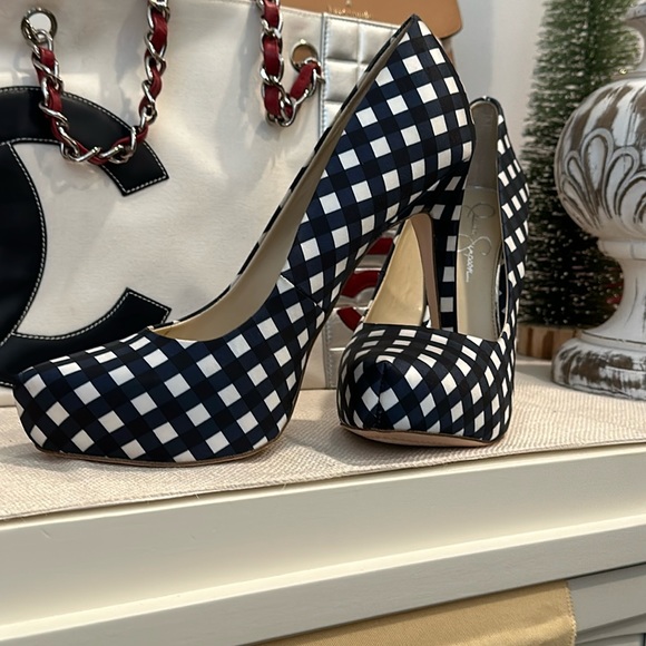 *NWOT* Jessica Simpson Women's Parisah Platform Stiletto Heel Pumps, in Navy! - Picture 3 of 10